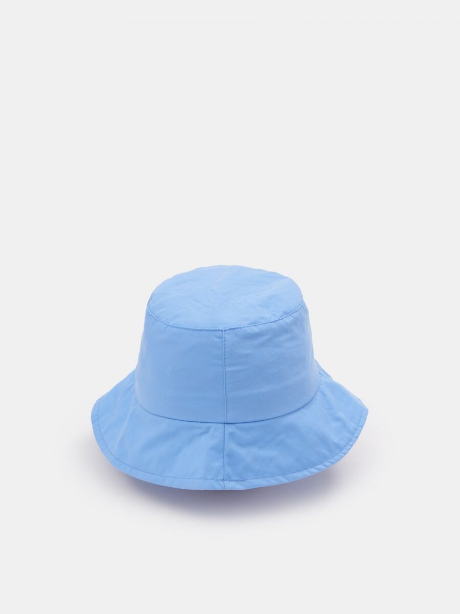 light blue floppy hat