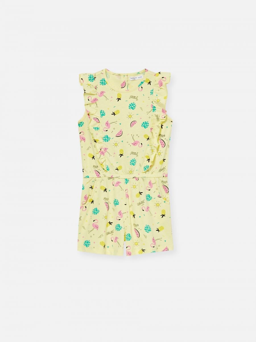 yellow summer romper