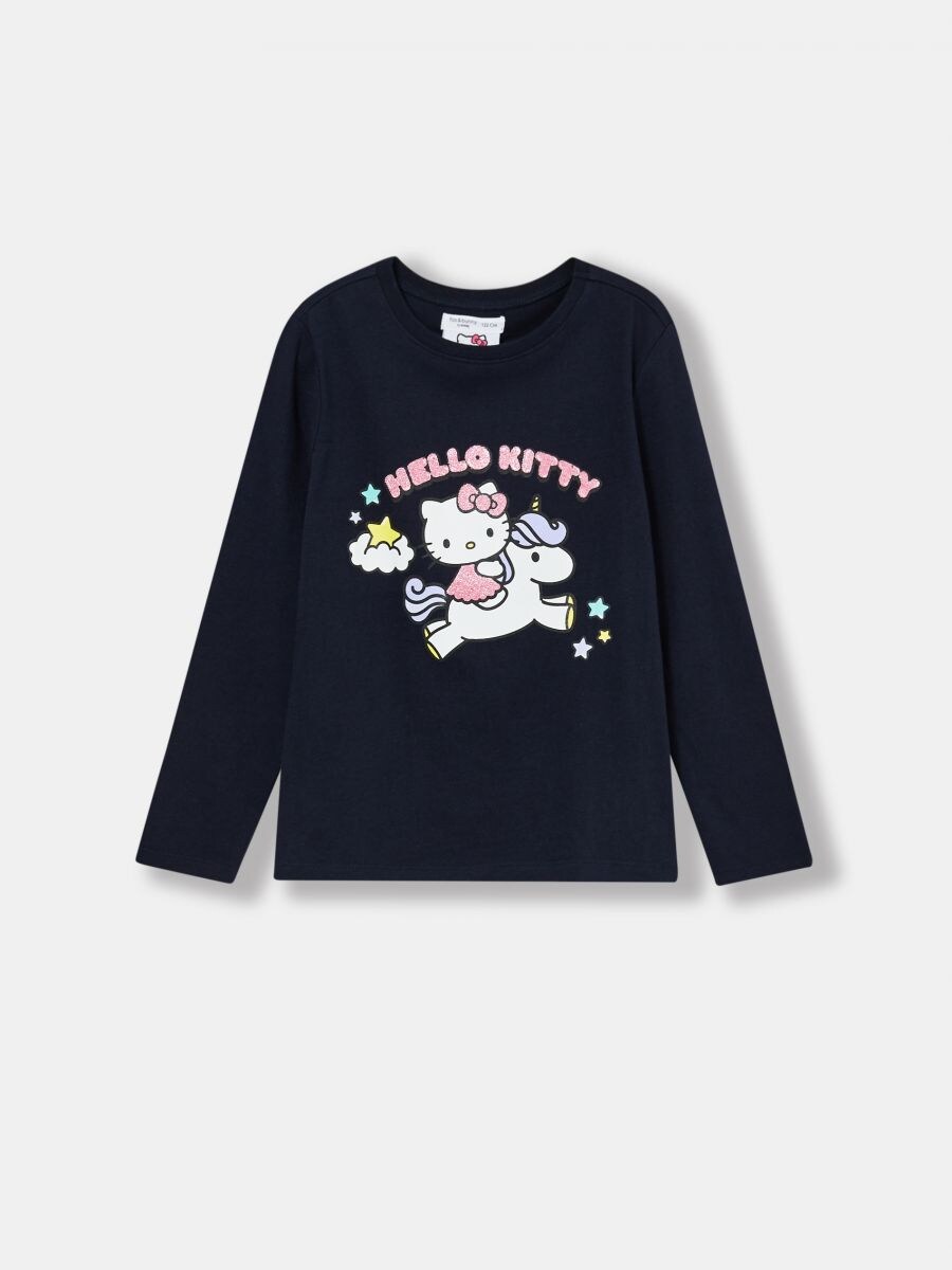 black hello kitty shirt