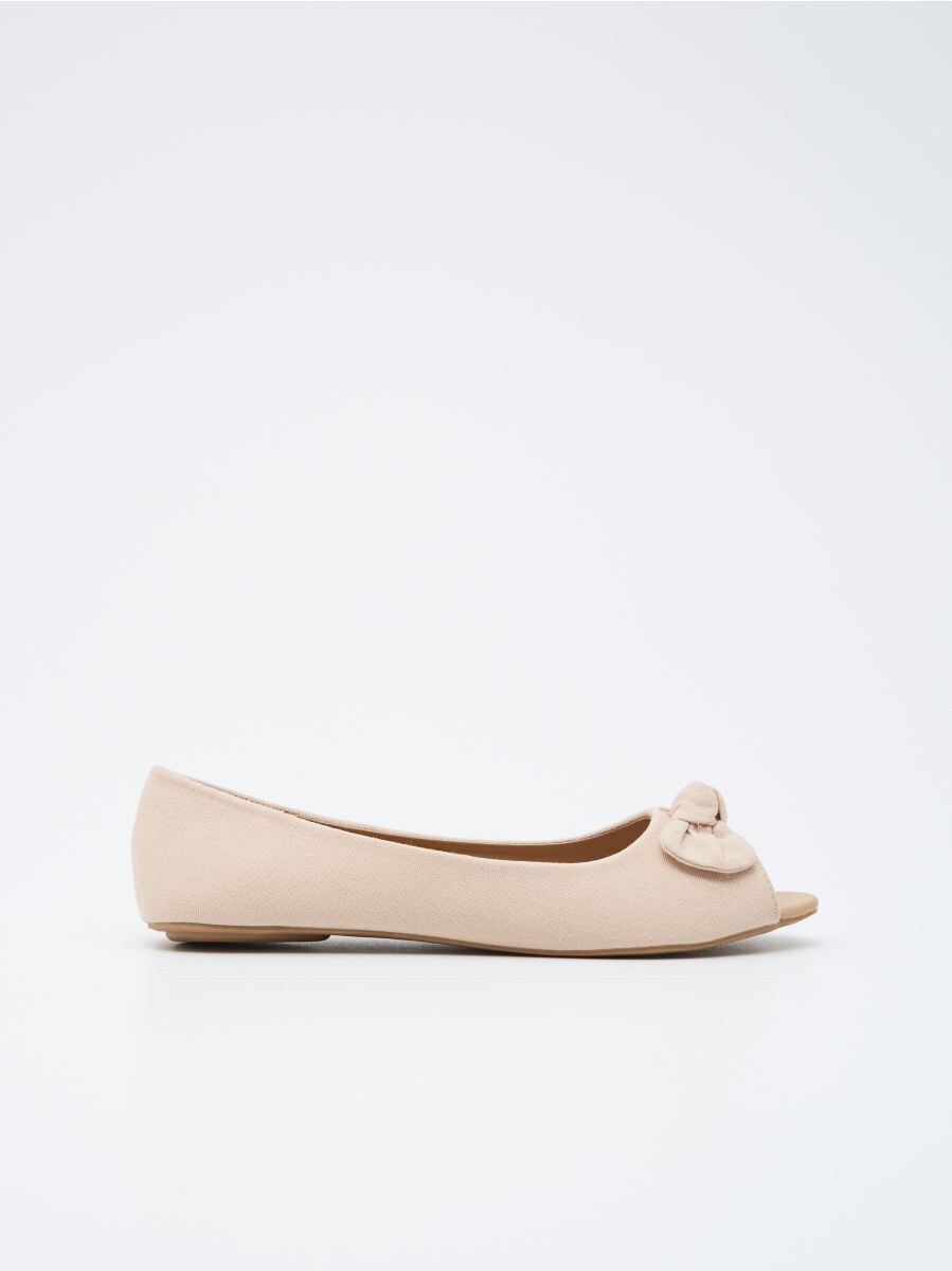 Peep toe ballerina shoes, SINSAY, ZH241-03X