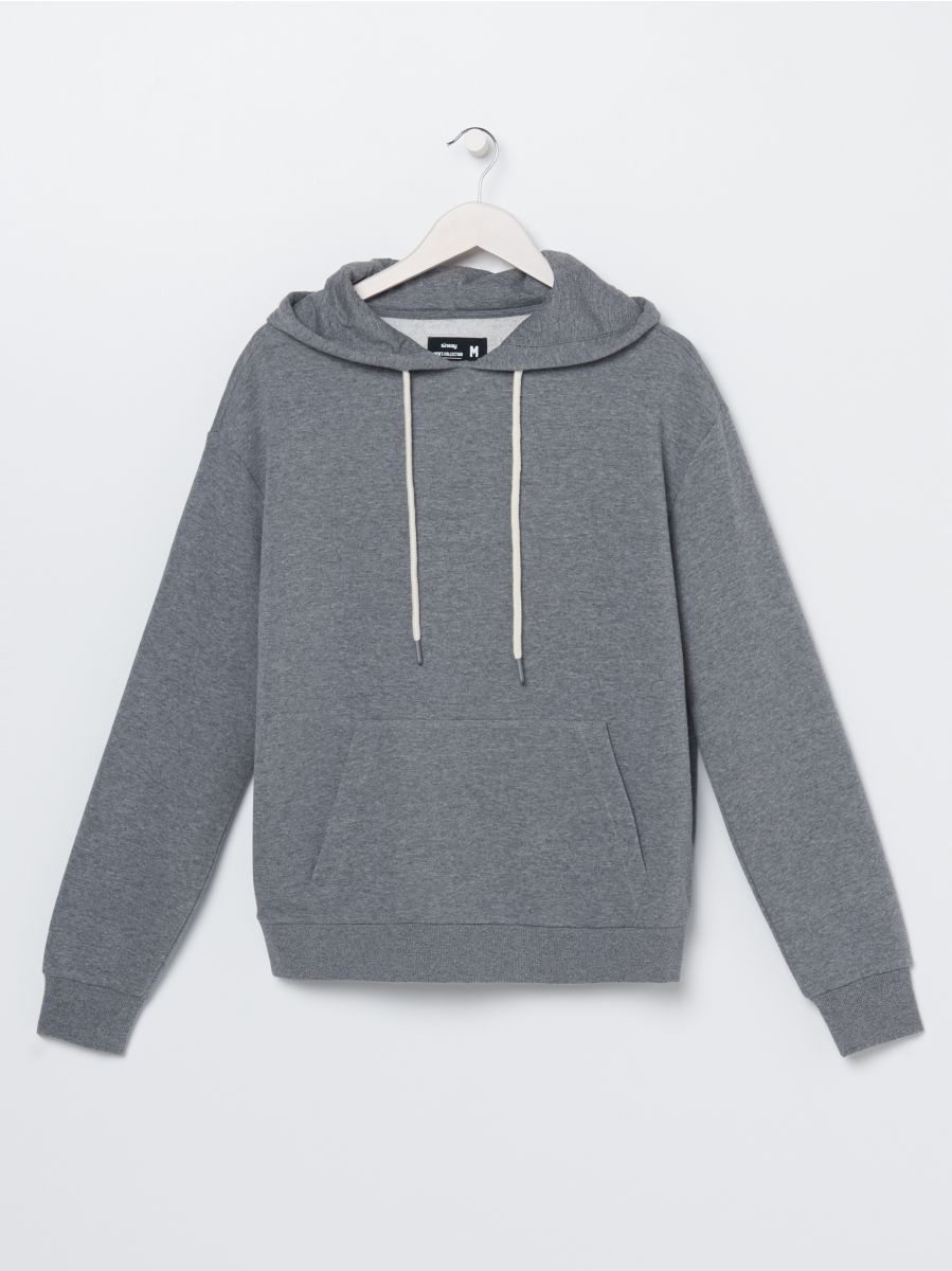 plain light grey hoodie