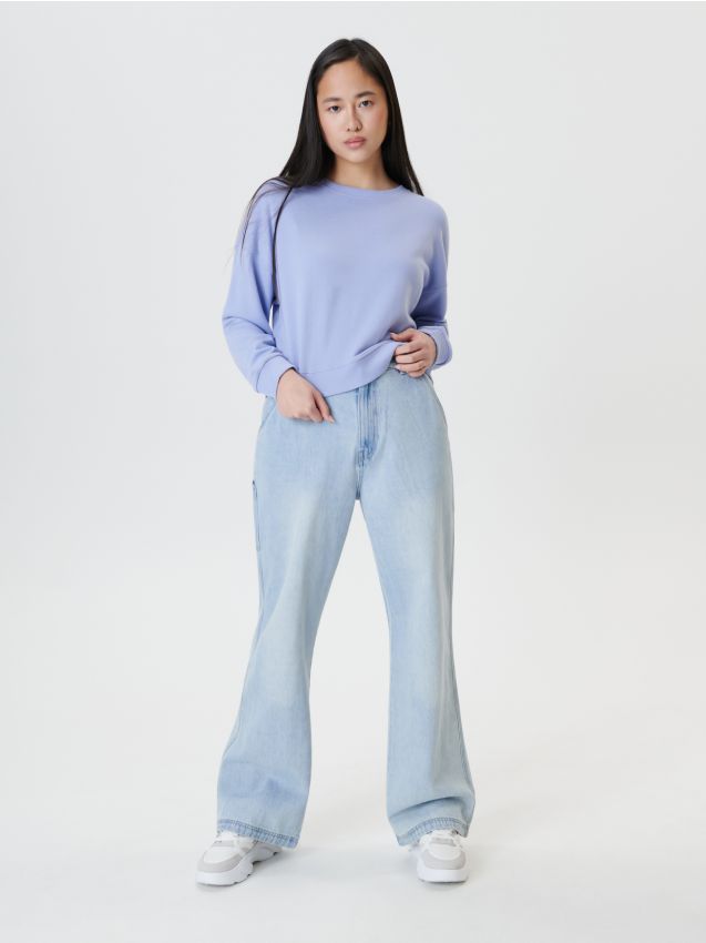 długa bluza oversize sinsay