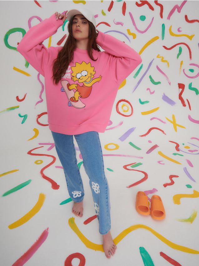 długa bluza oversize sinsay