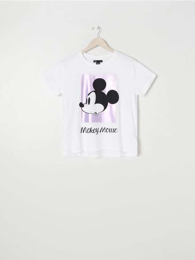 biały t shirt damski sinsay